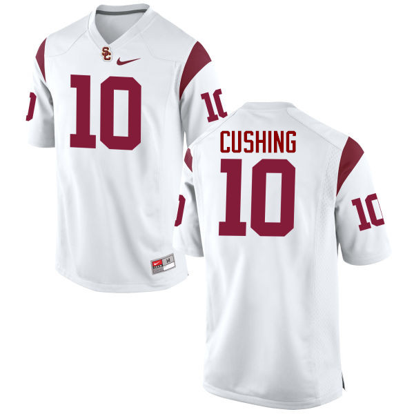 Men #10 Brian Cushing USC Trojans College Football Jerseys-White